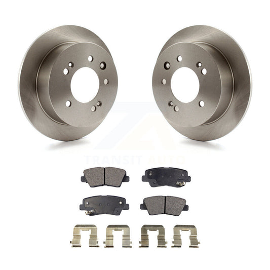 Brake Rotor & Semi-Metallic Pad Rear Kit For Hyundai Elantra Sedan From 03 23 10