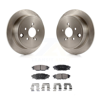 Brake Rotor & Semi-Metallic Pad Rear Kit For Subaru Impreza Forester Outback BRZ