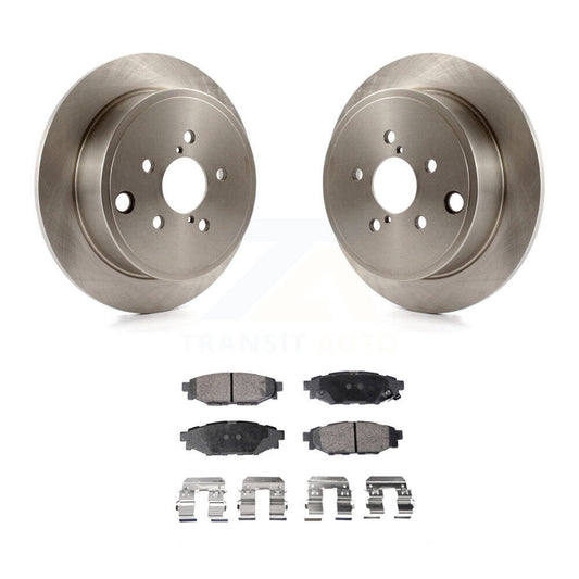 Brake Rotor & Semi-Metallic Pad Rear Kit For Subaru Impreza Forester Outback BRZ