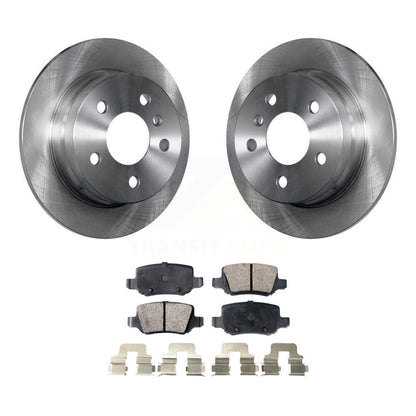 Disc Brake Rotor And Semi-Metallic Pad Rear Kit For 2006-2011 Mercedes-Benz B200