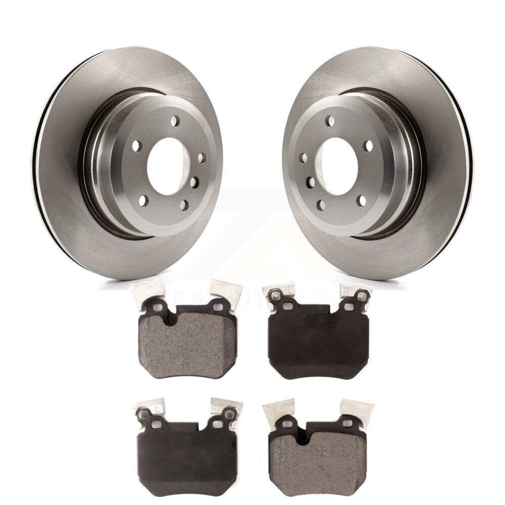 Disc Brake Rotors And Semi-Metallic Pads Rear Kit For BMW 135i 135is