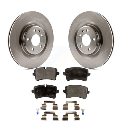 Brake Rotor & Semi-Metallic Pad Rear Kit For Audi Porsche Macan A6 Quattro A7 A8