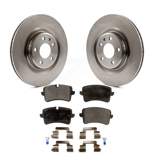 Brake Rotor & Semi-Metallic Pad Rear Kit For Audi Porsche Macan A6 Quattro A7 A8