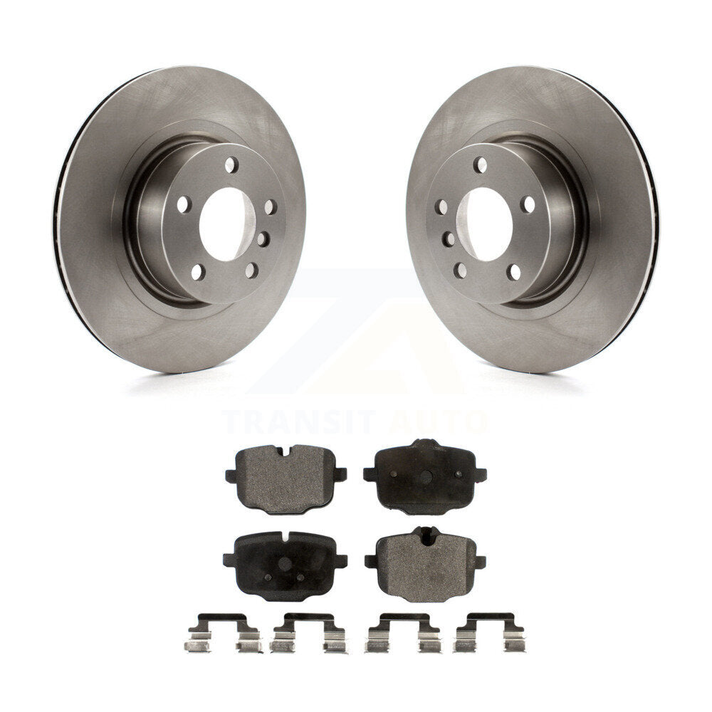 Disc Brake Rotors And Semi-Metallic Pads Rear Kit For 2012 BMW X3 From 10 11