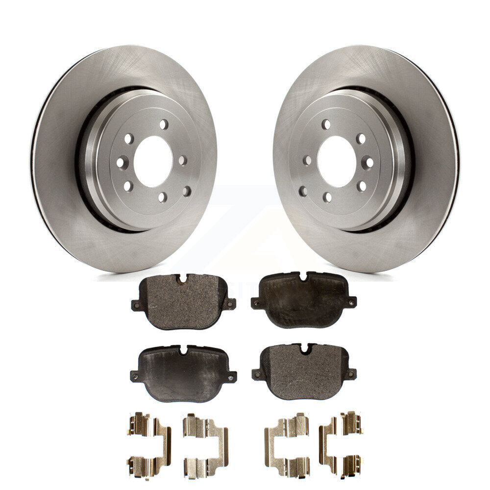 Brake Rotor & Semi-Metallic Pad Rear Kit For Land Rover Range Sport Supercharged