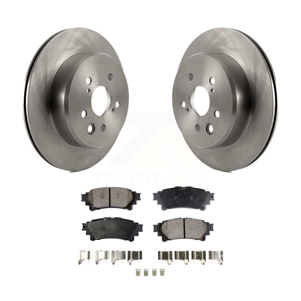 Brake Rotor & Semi-Metallic Pad Rear Kit For Lexus IS300 IS350 GS350 RC350 RC300