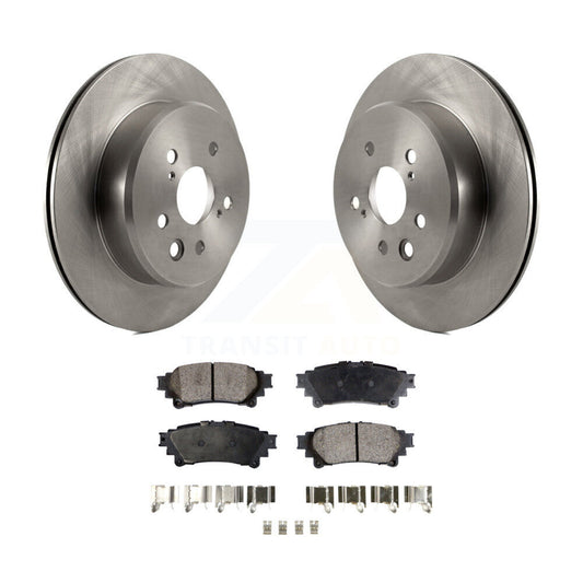 Brake Rotor & Semi-Metallic Pad Rear Kit For Lexus IS300 IS350 GS350 RC350 RC300