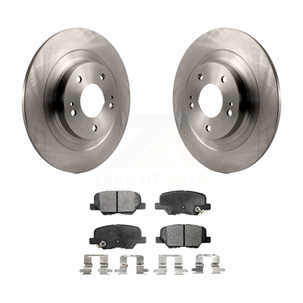 Brake Rotor & Semi-Metallic Pad Rear Kit For Mitsubishi RVR Outlander PHEV Sport