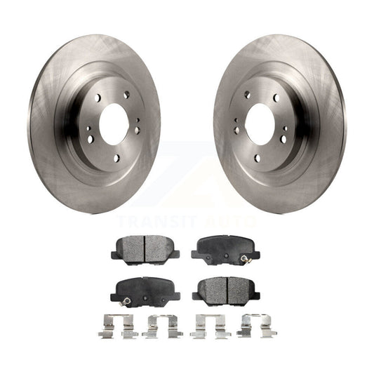 Brake Rotor & Semi-Metallic Pad Rear Kit For Mitsubishi RVR Outlander PHEV Sport