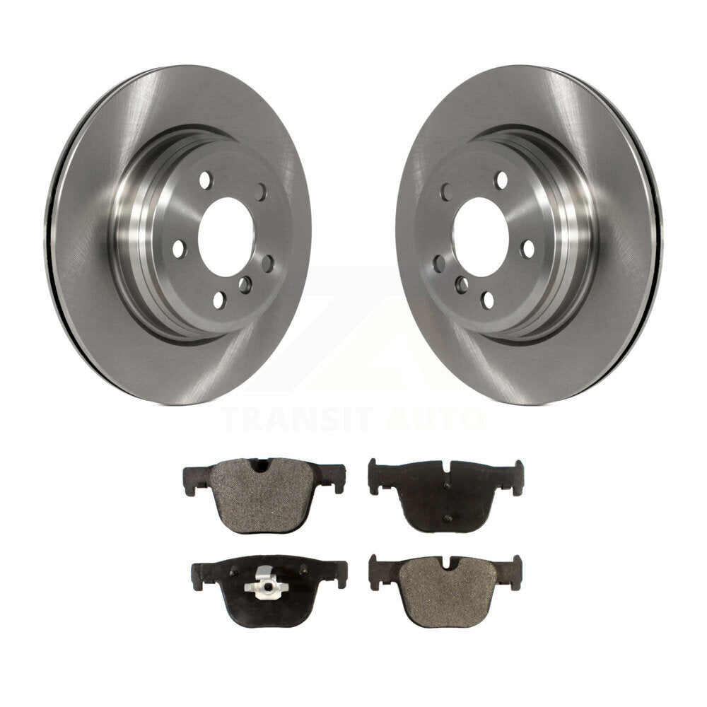 Brake Rotor Semi-Metallic Pad Rear Kit For BMW 330i xDrive 328i 335i 428i 340i 3