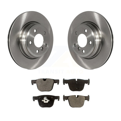 Brake Rotor Semi-Metallic Pad Rear Kit For BMW 330i xDrive 328i 335i 428i 340i 3