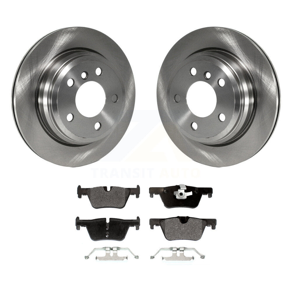 Brake Rotor & Semi-Metallic Pad Rear Kit For BMW 328i xDrive 330i 320i 428i 328d
