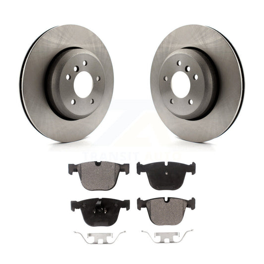 Disc Brake Rotors & Semi-Metallic Pad Rear Kit For BMW 650i 645Ci 550i 545i 535i