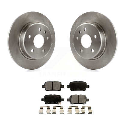 Disc Brake Rotor Semi-Metallic Pad Rear Kit For Chevrolet Cruze Bolt EV Volt EUV