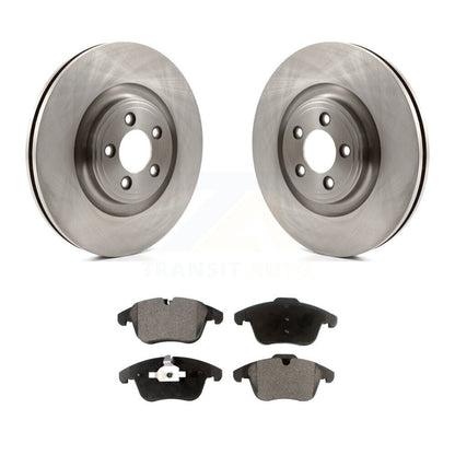 Brake Rotor Semi-Metallic Pad Front Kit For Jaguar XF Base/Premium Luxury/Luxury