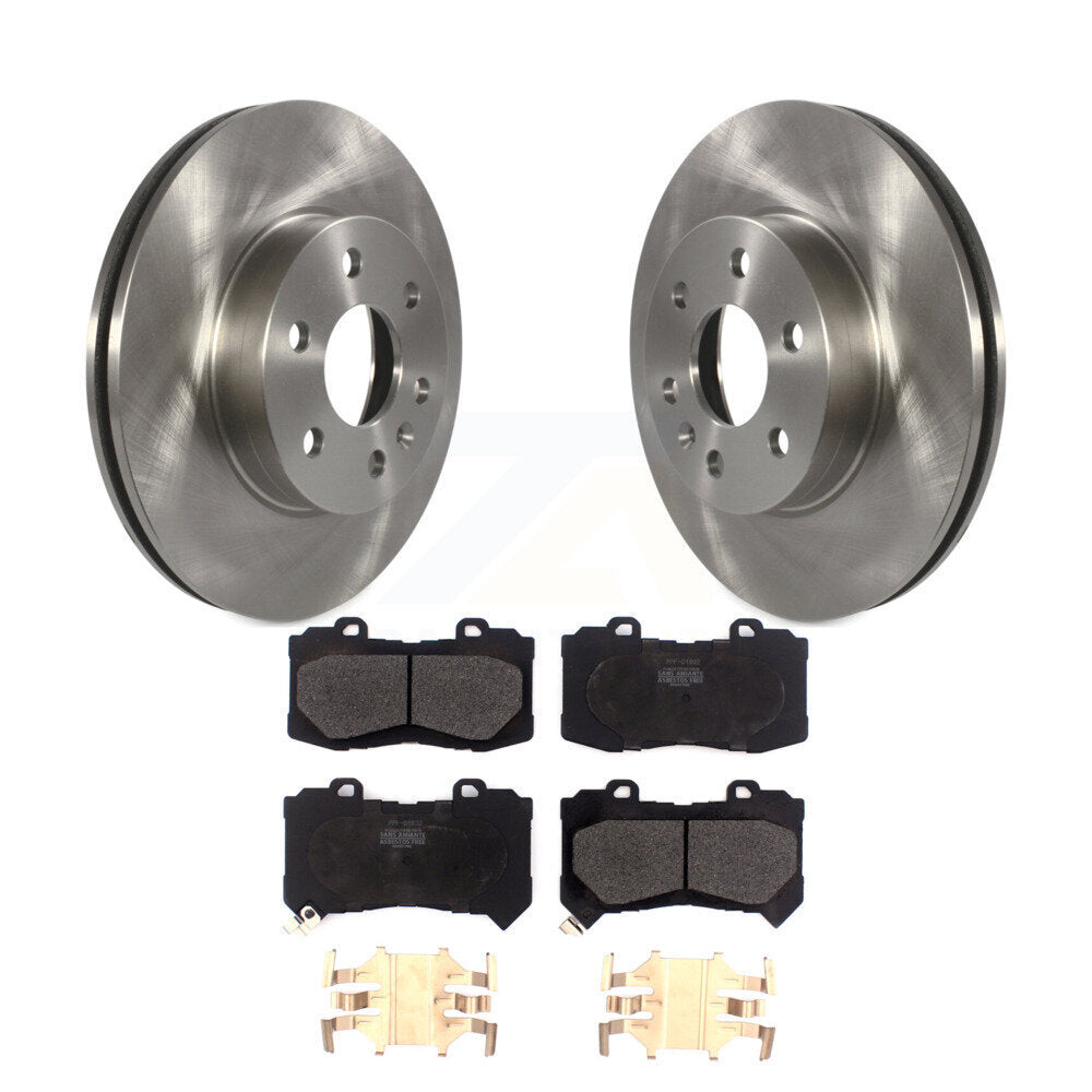 Disc Brake Rotor & Semi-Metallic Pad Front Kit For Chevrolet Colorado GMC Canyon