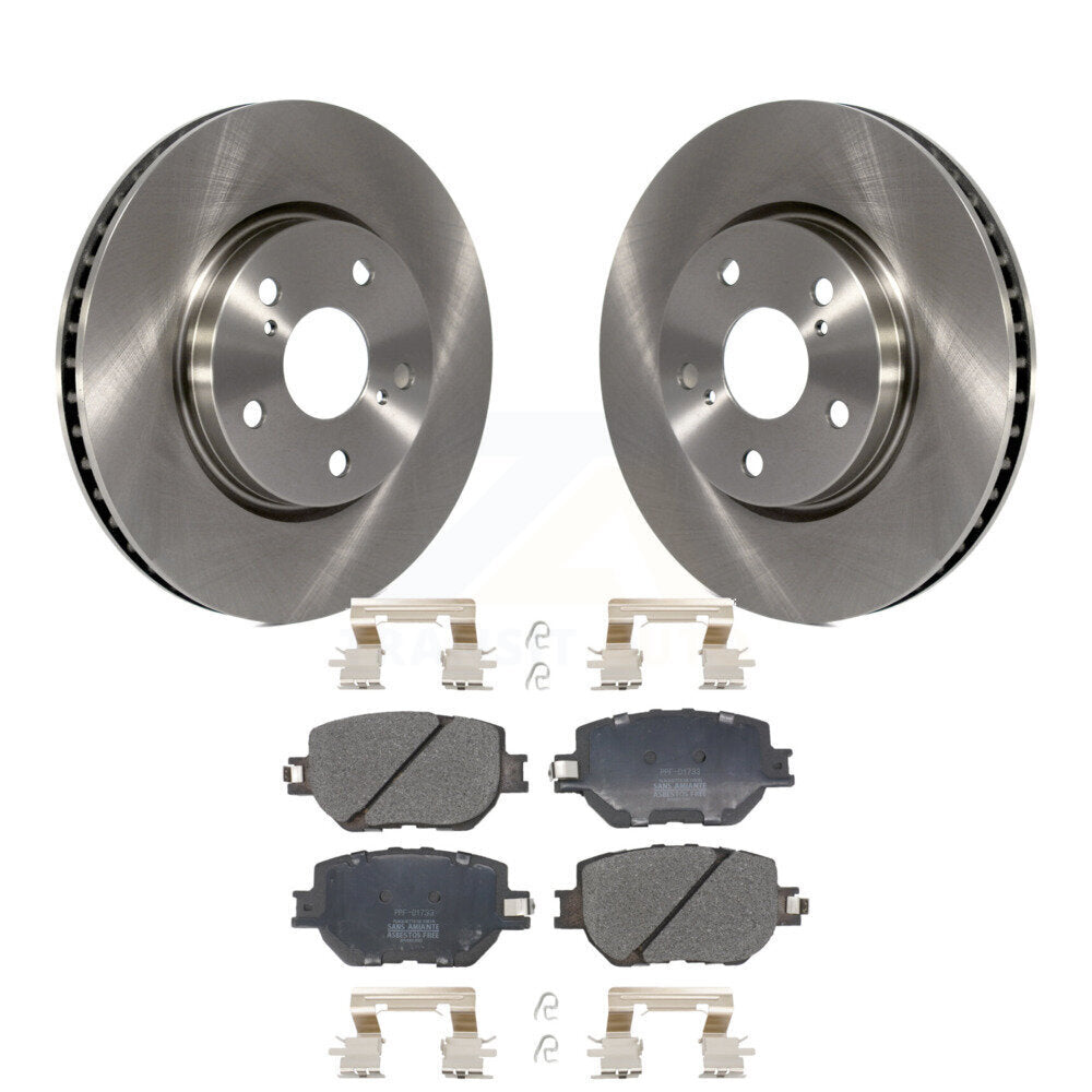 Disc Brake Rotors And Semi-Metallic Pads Front Kit For Lexus IS250