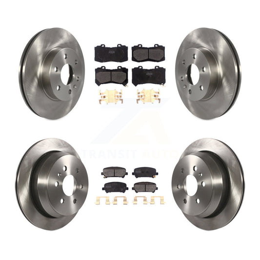 Brake Rotor & Semi-Metallic Pad Front Rear Kit For Chevrolet Colorado GMC Canyon