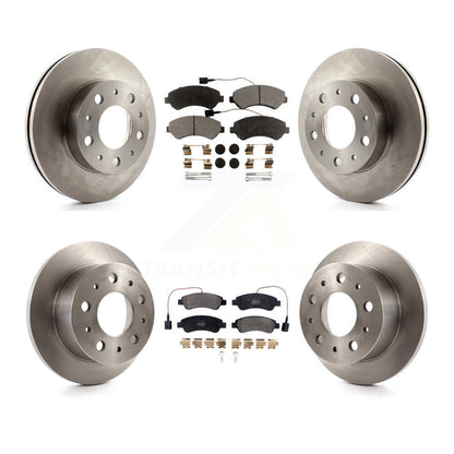 Brake Rotors & Semi-Metallic Pad Front Rear Kit For Ram ProMaster 2500 3500 1500