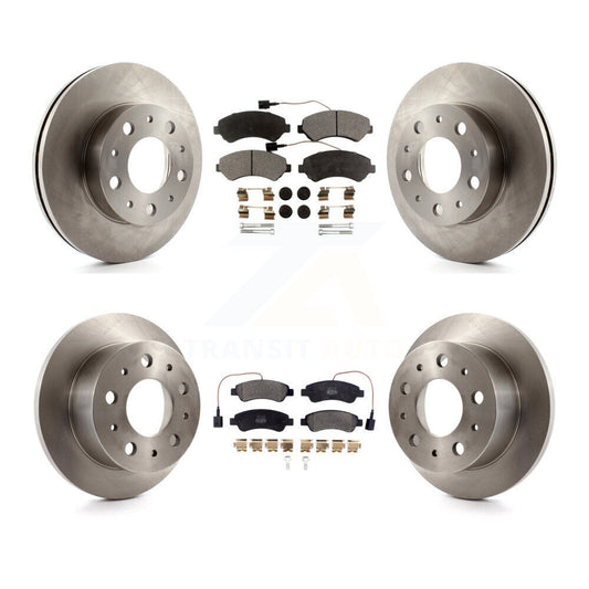 Brake Rotors & Semi-Metallic Pad Front Rear Kit For Ram ProMaster 2500 3500 1500