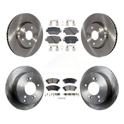 Disc Brake Rotors And Semi-Metallic Pads Front Rear Kit For Lexus IS250