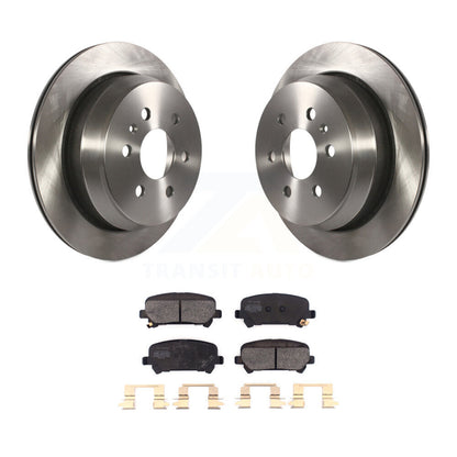 Disc Brake Rotors & Semi-Metallic Pad Rear Kit For Chevrolet Colorado GMC Canyon