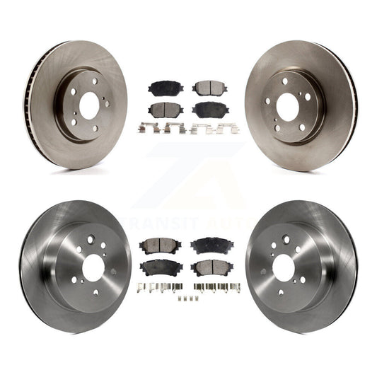 Brake Rotor & Semi-Metallic Pad Front Rear Kit (6Pc) For Lexus IS250 C F Sport