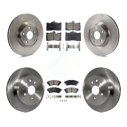 Brake Rotor & Semi-Metallic Pad Front Rear Kit (6Pc) For Lexus IS350 C F Sport