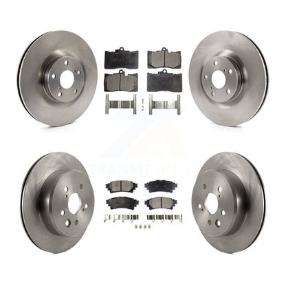 Brake Rotor & Semi-Metallic Pad Front Rear Kit (6Pc) For Lexus IS300 IS350 GS350