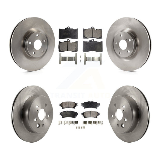 Brake Rotor & Semi-Metallic Pad Front Rear Kit (6Pc) For Lexus IS300 IS350 GS350