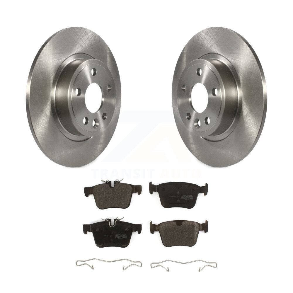 Brake Rotor And Semi-Metallic Pad Rear Kit For Land Rover Discovery Sport Jaguar