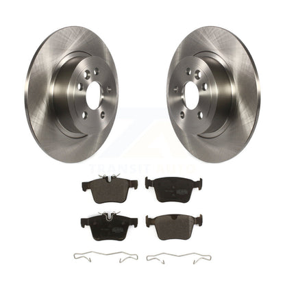 Brake Rotor And Semi-Metallic Pad Rear Kit For 2016-2019 Land Rover Range Evoque