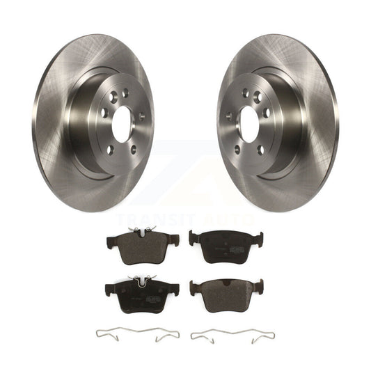 Brake Rotor And Semi-Metallic Pad Rear Kit For 2016-2019 Land Rover Range Evoque