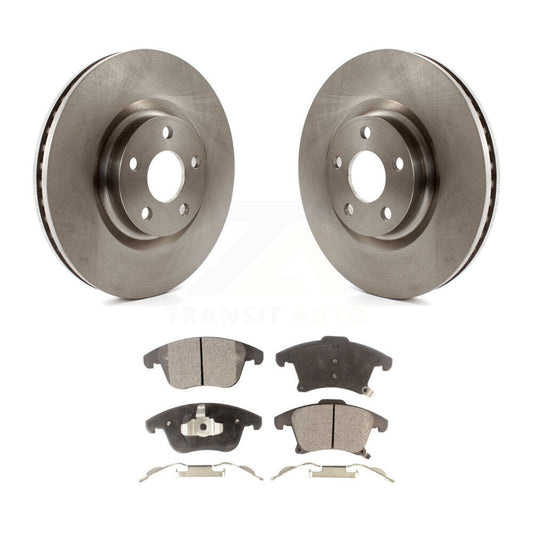 Brake Rotor And Semi-Metallic Pad Front Kit For Ford Police Responder Hybrid SSV