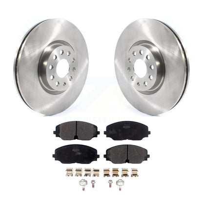 Disc Brake Rotors & Semi-Metallic Pad Front Kit For Volkswagen Atlas Cross Sport