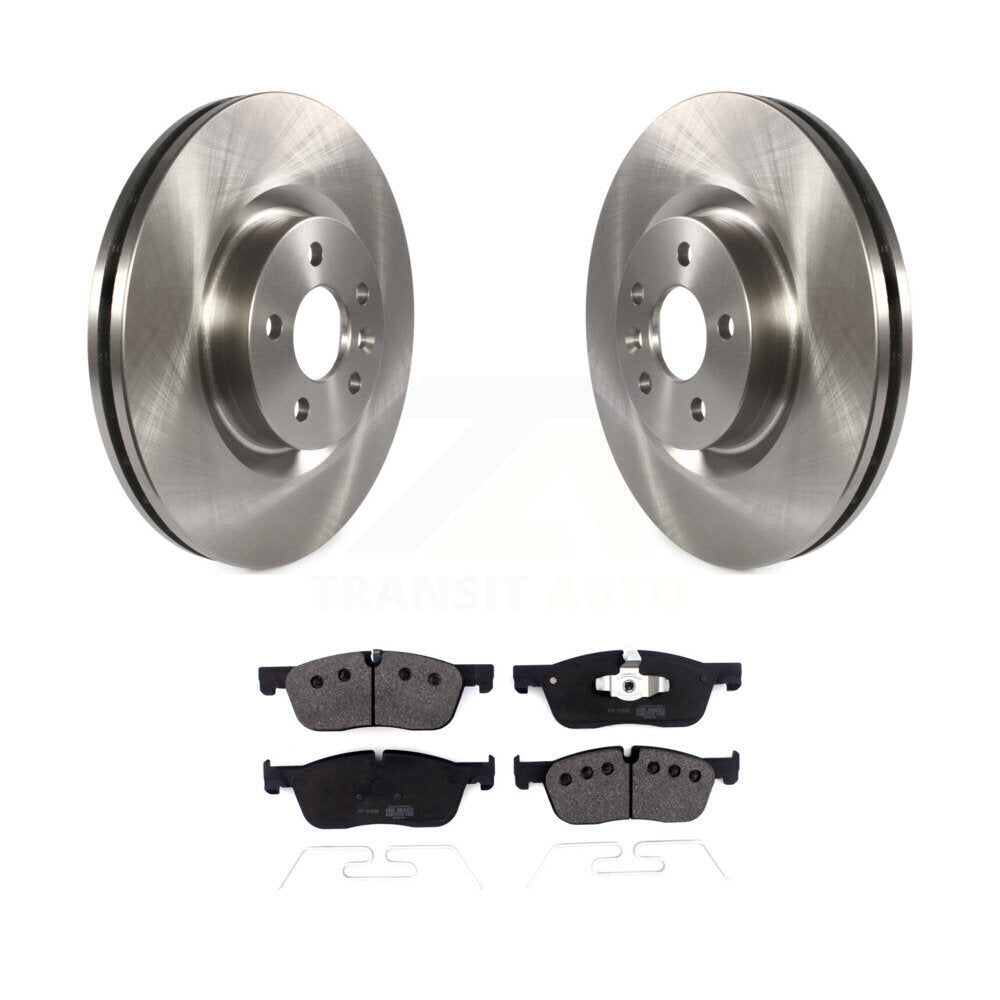 Brake Rotor And Semi-Metallic Pad Front Kit For Land Rover Discovery Sport Range