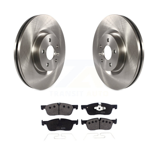 Brake Rotor And Semi-Metallic Pad Front Kit For Land Rover Discovery Sport Range