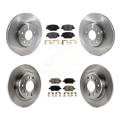 Brake Rotor & Semi-Metallic Pad Front Rear Kit For Chevrolet Equinox GMC Terrain