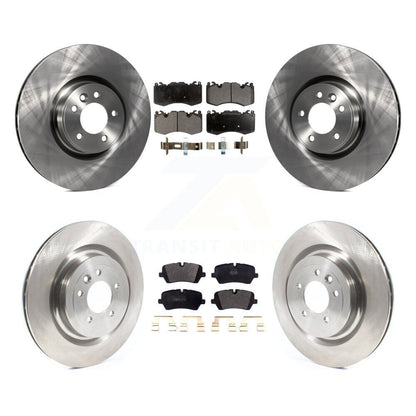 Disc Brake Rotor And Semi-Metallic Pad Front Rear Kit For Land Rover Range Sport