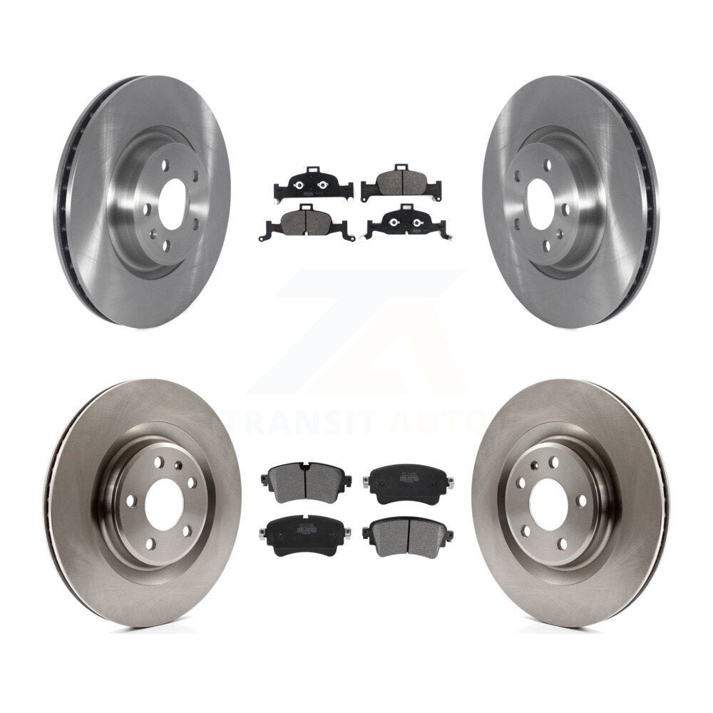 Brake Rotor Semi-Metallic Pad Front Rear Kit For Audi Q5 A5 Sportback A4 allroad