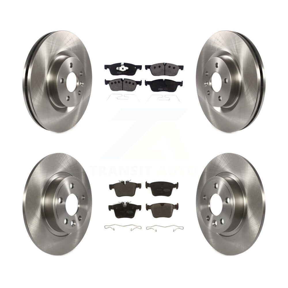 Disc Brake Rotor Semi-Metallic Pad Front Rear Kit For Land Rover Discovery Sport