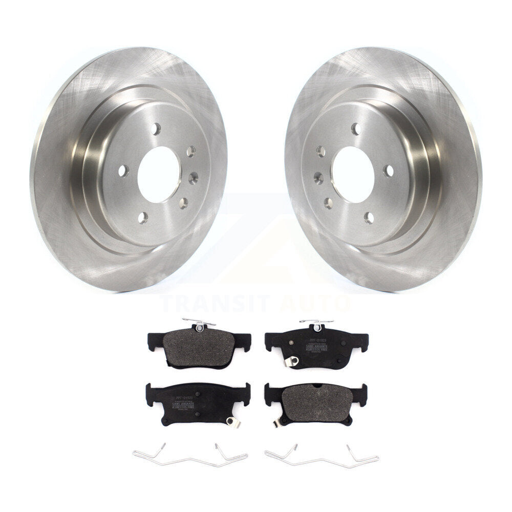 Disc Brake Rotors And Semi-Metallic Pads Rear Kit For Buick Envision