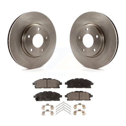 Disc Brake Rotors And Semi-Metallic Pads Front Kit For 2011-2017 Nissan Quest