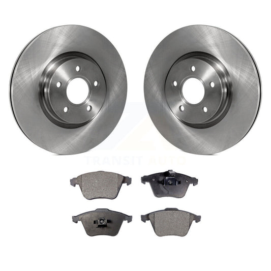 Disc Brake Rotors And Semi-Metallic Pads Front Kit For Volvo S40 V50 C70