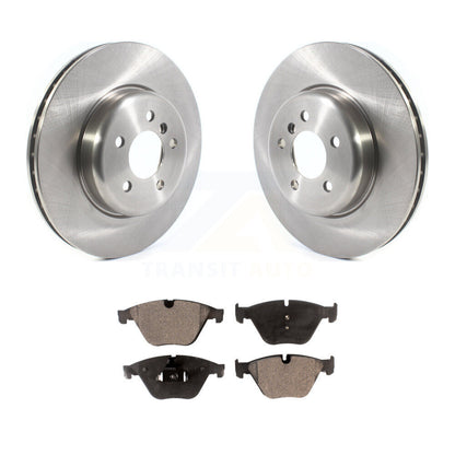 Brake Rotor Semi-Metallic Pad Front Kit For BMW 535i xDrive 535d 640i Gran Coupe