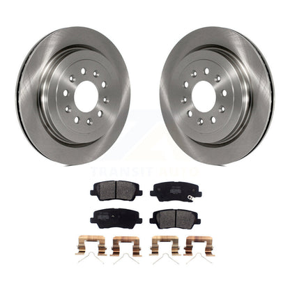 Disc Brake Rotors And Semi-Metallic Pads Rear Kit For Cadillac ATS