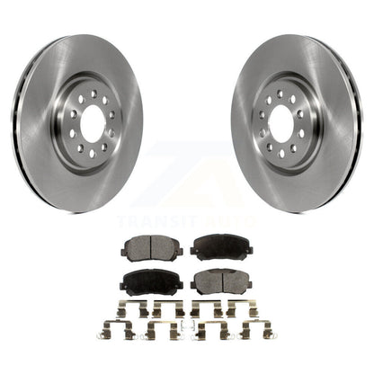 Disc Brake Rotors And Semi-Metallic Pads Front Kit For Jeep Cherokee