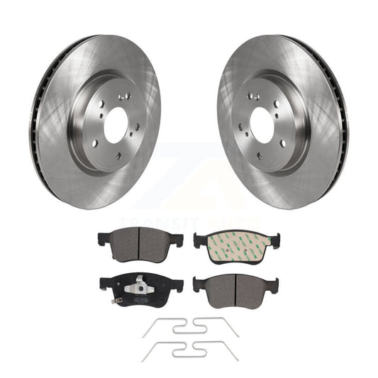 Brake Rotor And Semi-Metallic Pad Front Kit For Honda Civic Accord Acura Integra