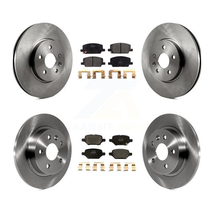 Brake Rotor And Semi-Metallic Pad Front Rear Kit For Buick Encore Chevrolet Trax