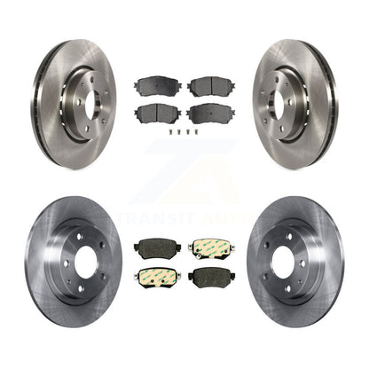 Brake Rotor And Semi-Metallic Pad Front Rear Kit For Mazda 6 Naturally Aspirated